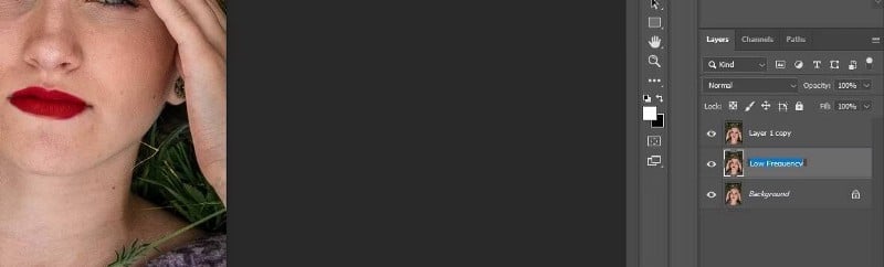 صورة لـ كيفية تنقيح البشرة باستخدام فصل التردد في Photoshop | 1b3iOmBP1NtOQ-KbwEWTZvg-DzTechs