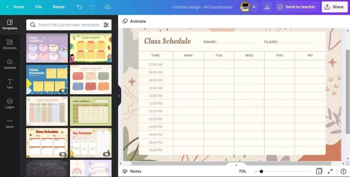 صورة لـ نماذج Canva الأكثر فائدة للمعلمين | 1qe6S5RgC6iGI6PH6z1xD-g-DzTechs