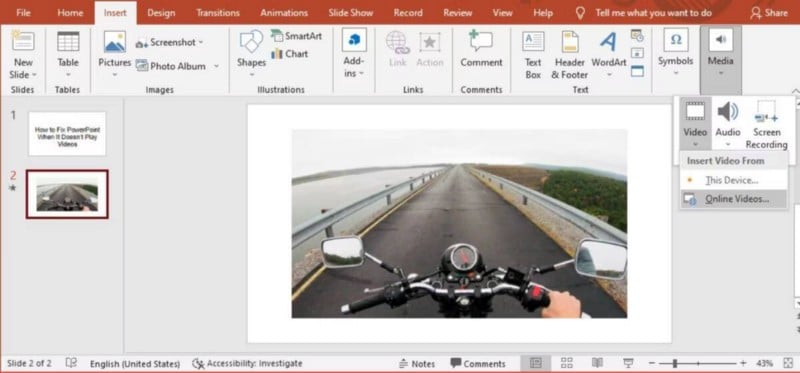 صورة لـ كيفية إصلاح عدم تشغيل Microsoft PowerPoint لمقاطع الفيديو | 1yqDR5PbHK5BMy-bbKTvJwA-DzTechs