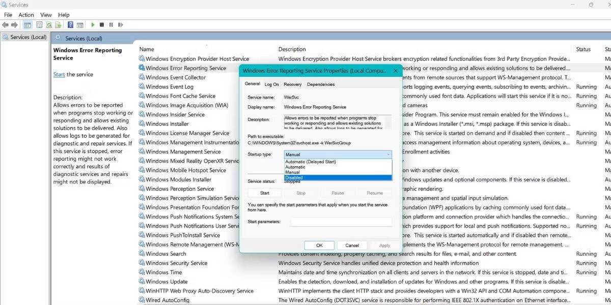 صورة لـ كيفية تعطيل الإبلاغ عن الأخطاء في Windows | 1-BQS2E6wObMjV3-XgqaUPw-DzTechs