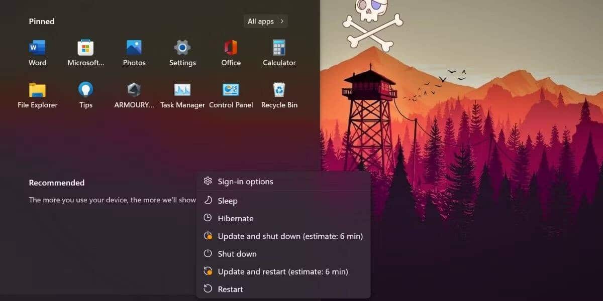 صورة لـ كيفية تمكين وتعطيل خيار الإسبات في Windows 11 | 10Hoevt4KwpS5xtHoK-1M2g-DzTechs
