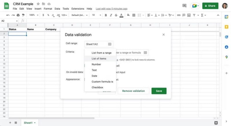 صورة لـ كيفية إنشاء CRM بسيط في “جداول بيانات Google” | 19JFMerBCPmCeZddqMoYfVw-DzTechs