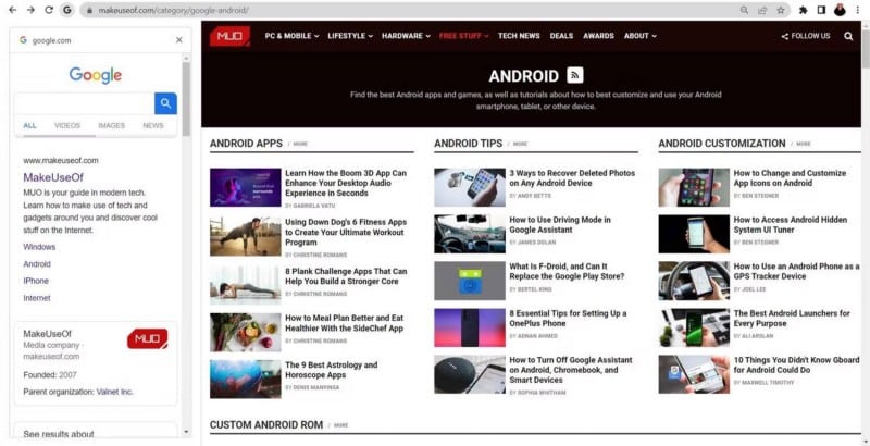 صورة لـ كيفية إدارة لوحة البحث الجانبي في Google Chrome | 1NkJ1JTvJN2T4IMXK6GaQ8g-DzTechs