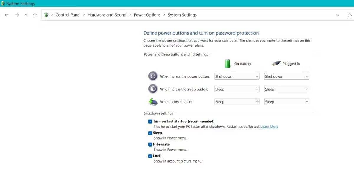 صورة لـ كيفية تمكين وتعطيل خيار الإسبات في Windows 11 | 1RXyGb872nI98Zyzqe2VS1g-DzTechs