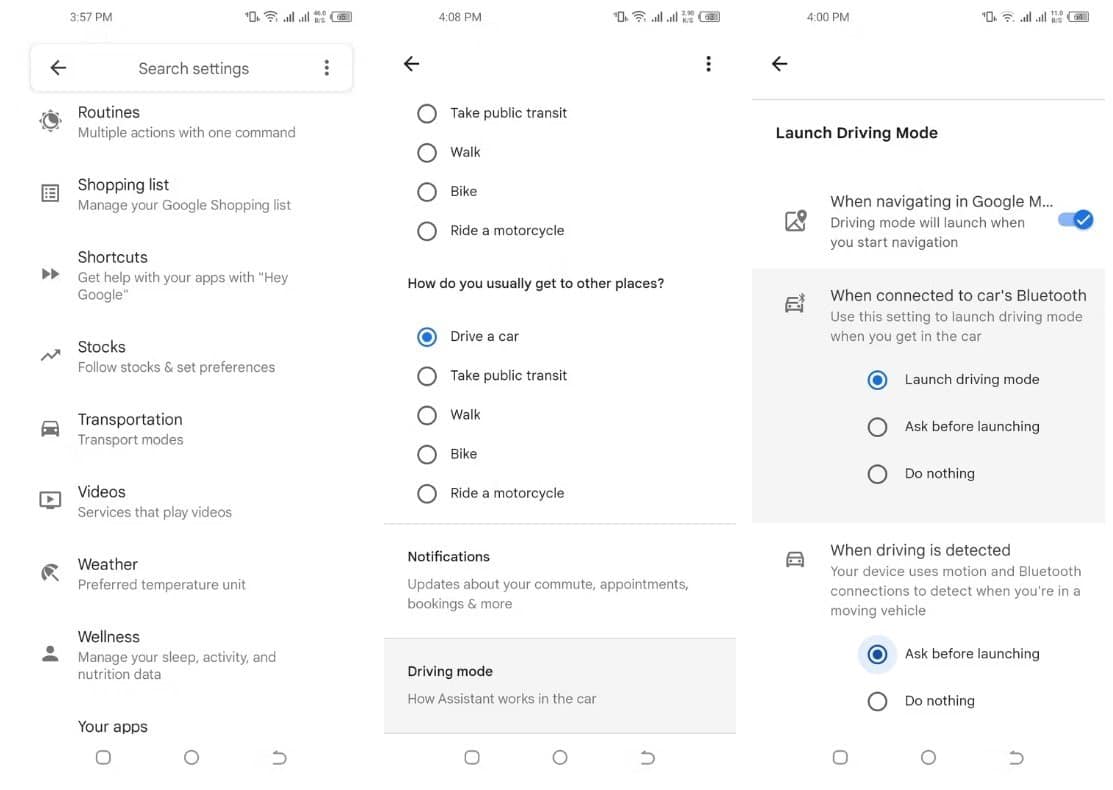 صورة لـ كيفية استخدام وضع القيادة في “مساعد Google” | 1ZtDgjBUsqhUbDmVadG_BbQ-DzTechs