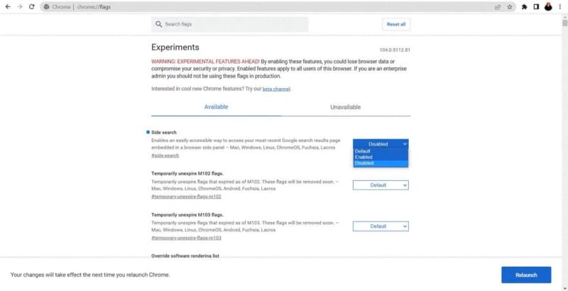 صورة لـ كيفية إدارة لوحة البحث الجانبي في Google Chrome | 1m_skD7iF3VT-EvJxd-kTXg-DzTechs