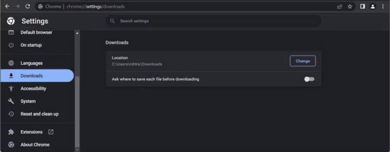 صورة لـ كيفية تغيير مكان تنزيل الملفات الافتراضي في المتصفحات الشائعة | 1EtJ8shKv6EUToAnFhPXhWw-DzTechs