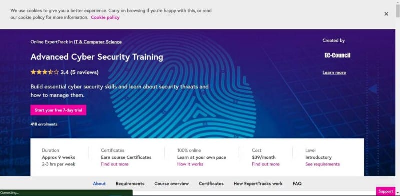 صورة لـ أفضل الدورات التدريبية عبر الإنترنت لبدء مهنة الأمن السيبراني | 1FI-RRhHkOI9_b3Gu0mq-Dw-DzTechs