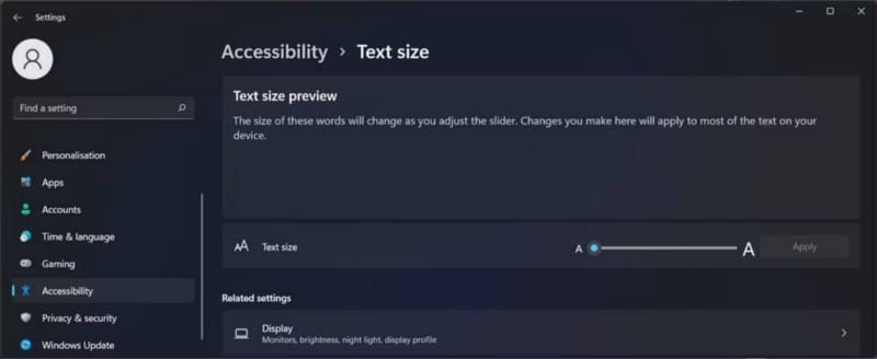 صورة لـ هل أنت مُصاب بقصر النظر أو طول النظر؟ إليك كيفية جعل Windows أكثر قابلية للوصول | 1_WEqSU5Hph9CNlC1s0QbCQ-DzTechs
