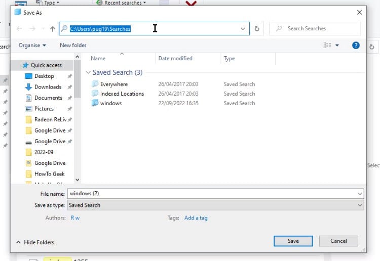 صورة لـ كيفية حفظ استعلام البحث في مستكشف ملفات Windows للاستخدام المُستقبلي | 1JeHGRsjzdypzjCQfej6juw-DzTechs