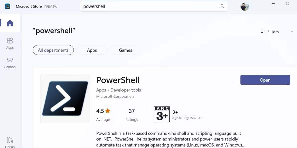 صورة لـ كيفية تثبيت أو تحديث PowerShell على Windows 11 | 1RVVj-zt2sg0FzYTNvfcF7g-DzTechs