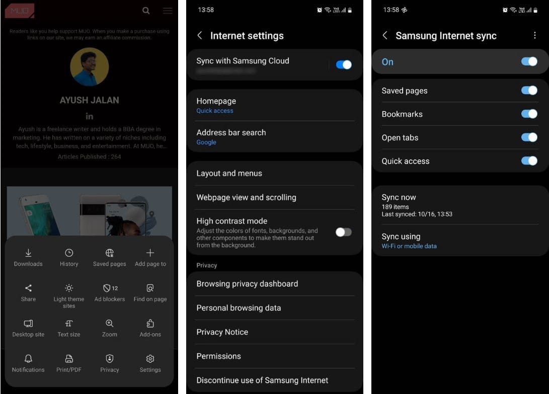 صورة لـ كيفية إدارة وتنظيم علامات التبويب في Samsung Internet | 1X0XhB3KUUBLB-KaM_lS03Q-DzTechs