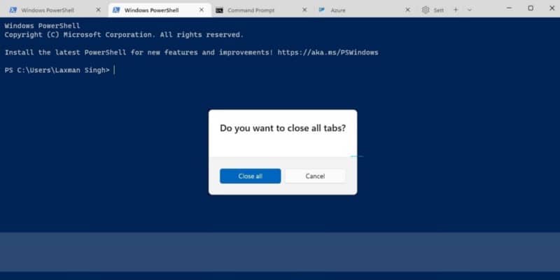 صورة لـ كيفية تمكين أو تعطيل مربع حوار التأكيد في Windows Terminal | 1cNBf4cjAksLVpGaCJqV9Xw-DzTechs