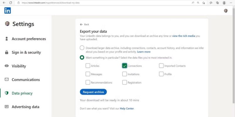 صورة لـ كيفية إضافة جهات اتصال LinkedIn إلى Gmail | 1eFZpnDVD3y0eG8O42sDsKw-DzTechs