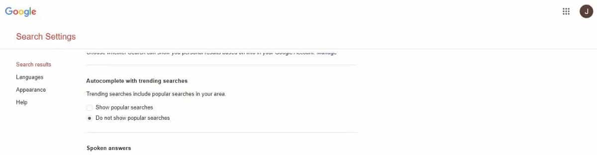 صورة لـ كيفية تعطيل عمليات البحث الشائعة على Google | 1p5UcPptiND9cJ_5xWNHXWA-DzTechs
