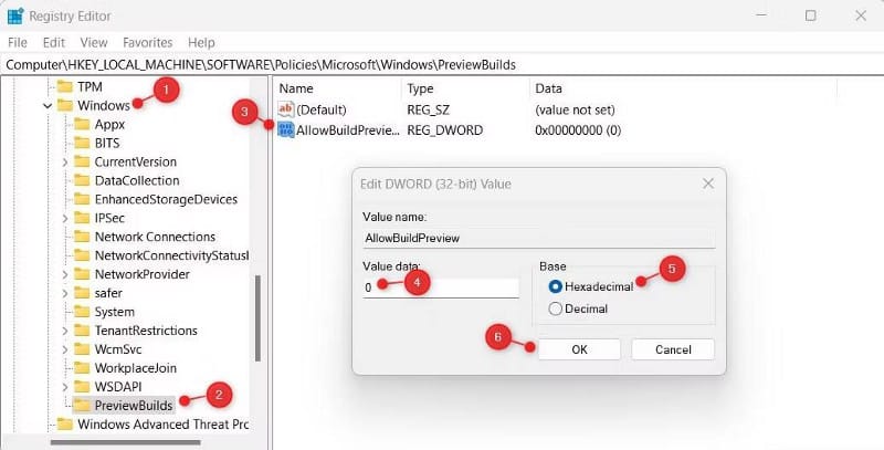 صورة لـ كيفية منع الوصول إلى إصدارات Insider في Windows 11 | 1xyyrI23gz11S-oy6xrDqaA-DzTechs