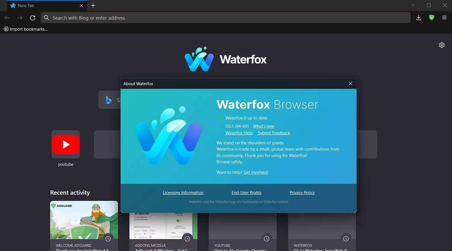 صورة لـ إصلاحات يجب تجربتها عندما لا يقوم Waterfox بتحميل صفحات الويب على Windows | 15IIgy5trFJpMeu3_jb2lGA-DzTechs