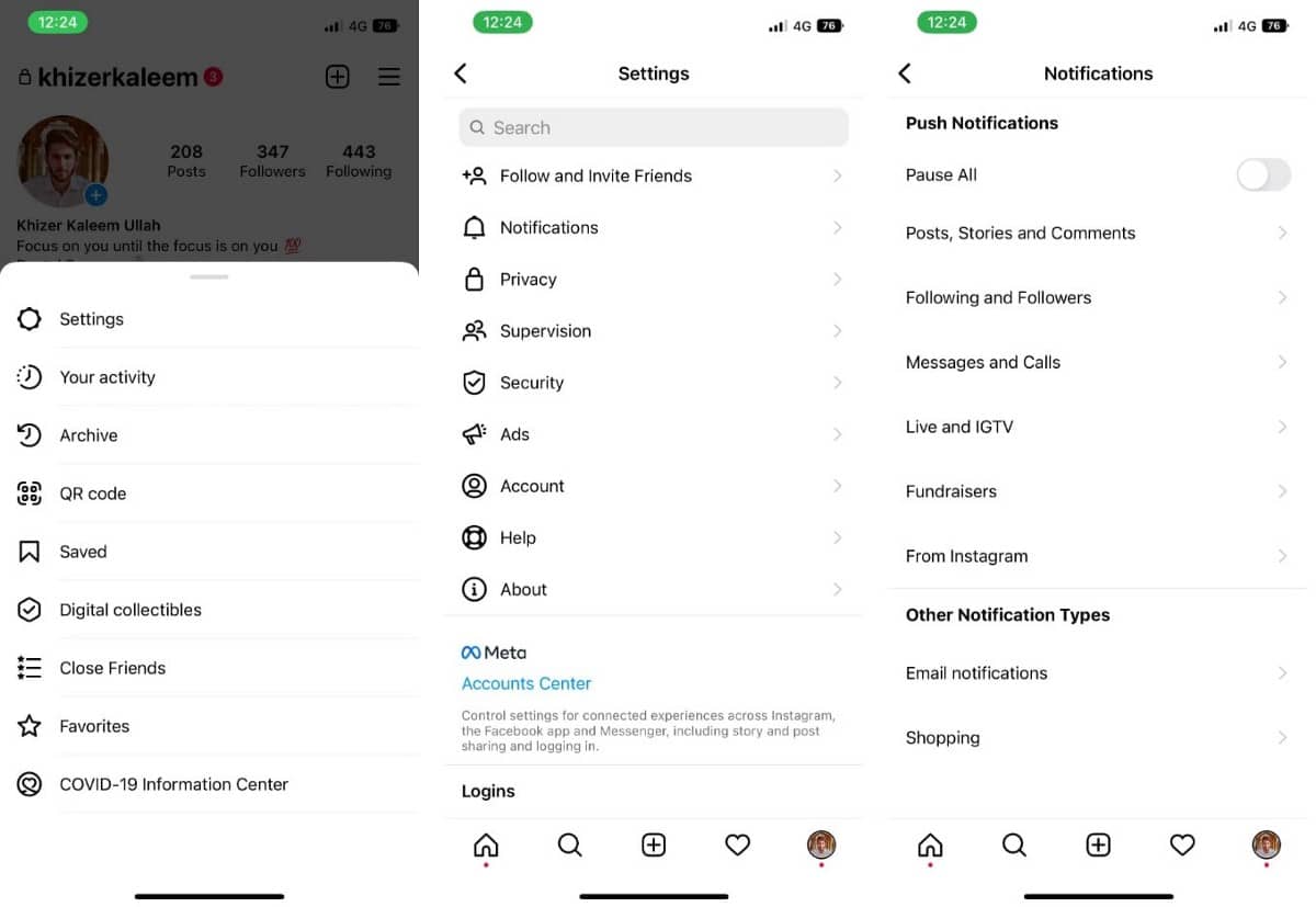 صورة لـ هل لا تتلقى إشعارات Instagram؟ إليك كيف تُصلحها | 1WbMAPNdR9f1Y3XvoWh1mPA-DzTechs