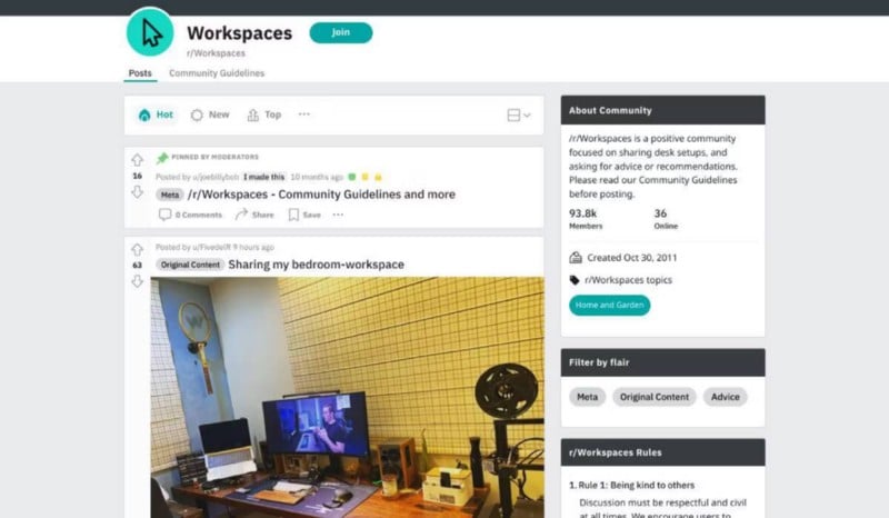 صورة لـ مواقع ويب لإعداد مساحة العمل لتحسين إنتاجية العمل من المنزل أو من المكتب | 1X_M4EGUxw9SS59o_I7TZww-DzTechs