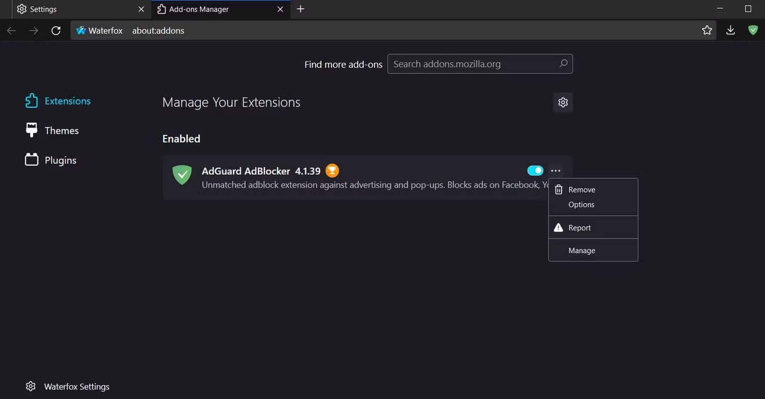 صورة لـ إصلاحات يجب تجربتها عندما لا يقوم Waterfox بتحميل صفحات الويب على Windows | 1qS1rsgIrVgqfD56-W_AtQ-DzTechs