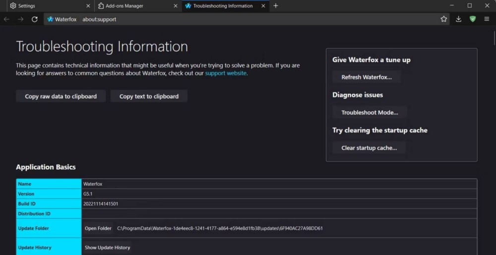 صورة لـ إصلاحات يجب تجربتها عندما لا يقوم Waterfox بتحميل صفحات الويب على Windows | 1ru947Bm-kBcK0BHQ6UchIQ-DzTechs