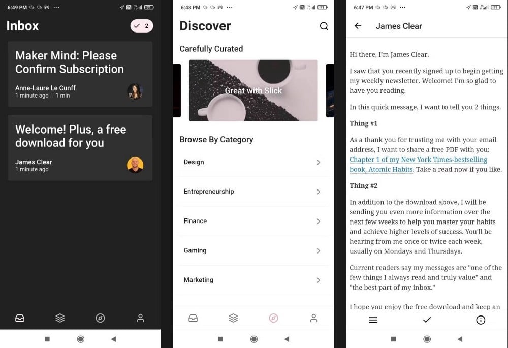 صورة لـ أفضل تطبيقات قراءة الرسائل الإخبارية لتنظيم بريدك الوارد جيدًا | 1G25fgWPF_09aIkFCIbH_qQ-DzTechs