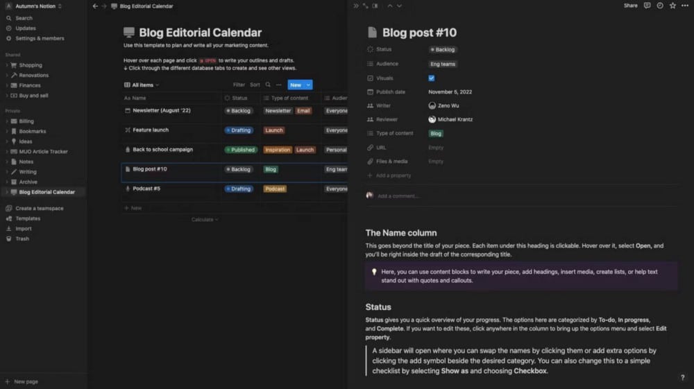 صورة لـ كيفية تنظيم وتخطيط مُحتواك باستخدام Notion | 1YEdYqi5oNrh5q0dlVtsHVg-DzTechs