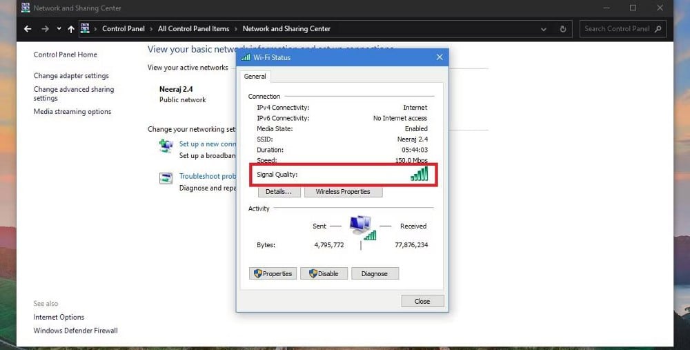 صورة لـ طرق التحقق من قوة اتصال Wi-Fi على Windows | 1b6q7v4Th6C16qHrvOonNBw-DzTechs