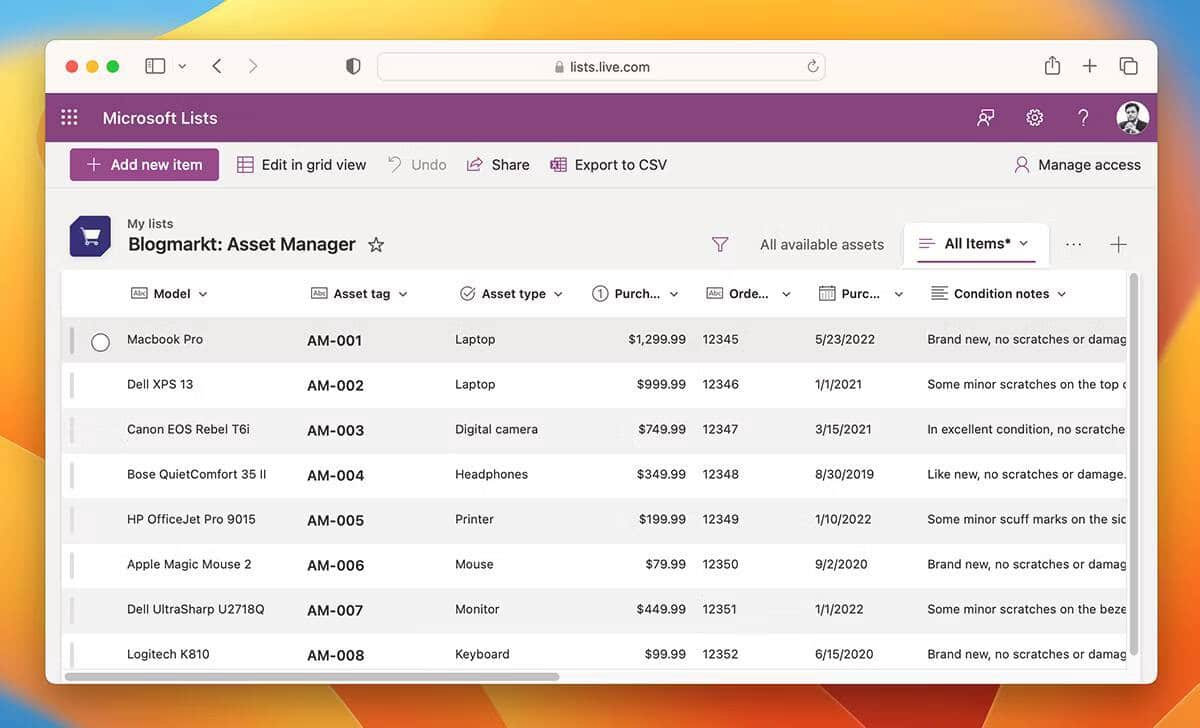 صورة لـ طرق لتنظيم سير عملك باستخدام Microsoft Lists | 12Z5TyYelo9vrQ8L8KpAIxQ-DzTechs