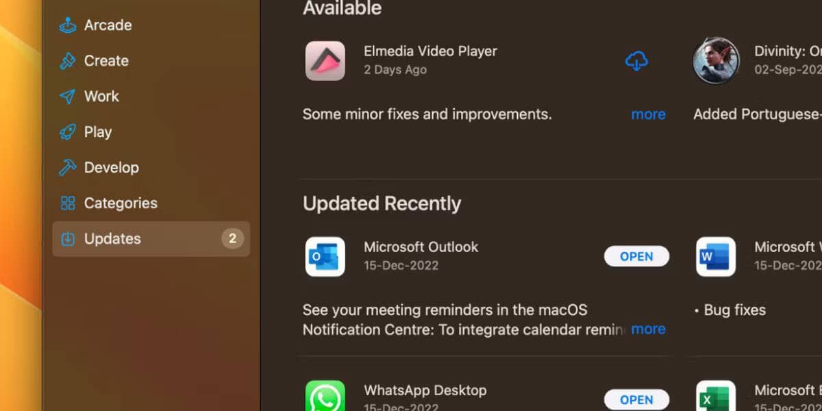 صورة لـ كيفية إيقاف التنزيلات التلقائية والجارية في App Store على الـ Mac | 1H-x-O474a13m87kCr8UcUg-DzTechs
