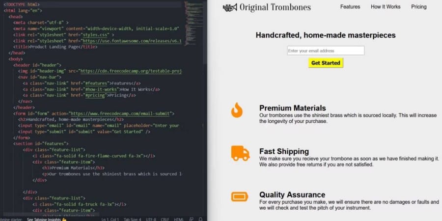 صورة لـ أفضل مشاريع HTML و CSS المُناسبة للمُبتدئين | 1uaWsCyGxmZ6yRi94QUASZg-DzTechs