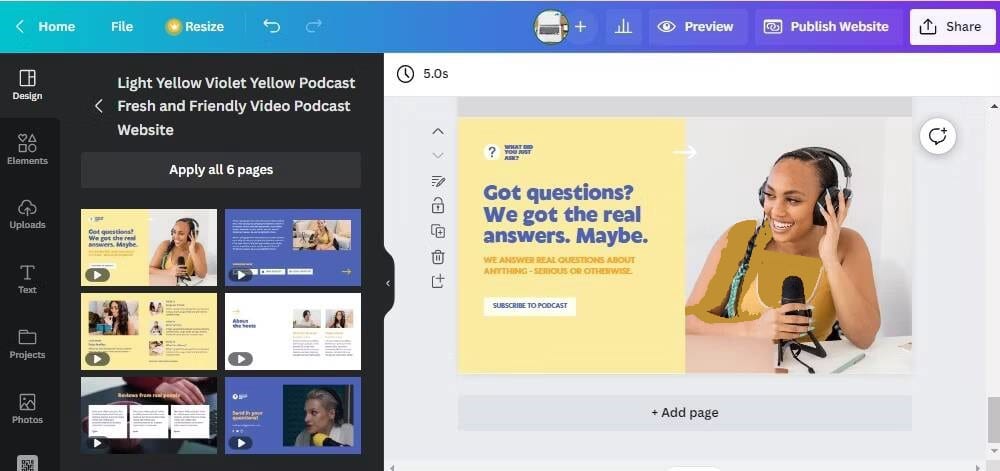 صورة لـ كيفية إنشاء موقع شخصي باستخدام Canva: دليل خطوة بخطوة | 1137r1jJoMAj9DASCkhMN9g-DzTechs