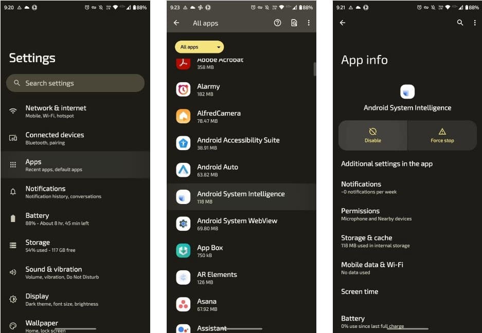 صورة لـ هل من الآمن تعطيل Android System Intelligence؟ | 13qvbrw9Ez2tjsFoHnGTjxw-DzTechs
