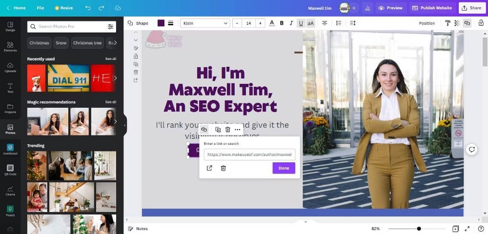 صورة لـ كيفية إنشاء موقع شخصي باستخدام Canva: دليل خطوة بخطوة | 165n-YpbX1fu_DnFE5wZZ0w-DzTechs