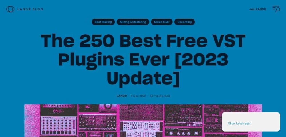 صورة لـ أفضل مواقع الويب لتنزيل الإضافات المجانية والآلات الموسيقية الافتراضية لـ VST | 1BuU-3xTkB20aL_Whr8xHcQ-DzTechs