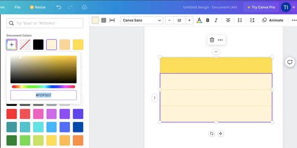 صورة لـ كيفية إنشاء جدول باستخدام Canva | 1DCJ80VE2HNWxkavO9SsUTg-DzTechs