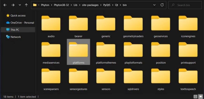 صورة لـ كيفية إصلاح خطأ “فشل بدء التطبيق لأنه لا يُمكن تهيئة المكون الإضافي لمنصة Qt” | 1R9N6mPL0tPr82ZWLi-lQfw-DzTechs