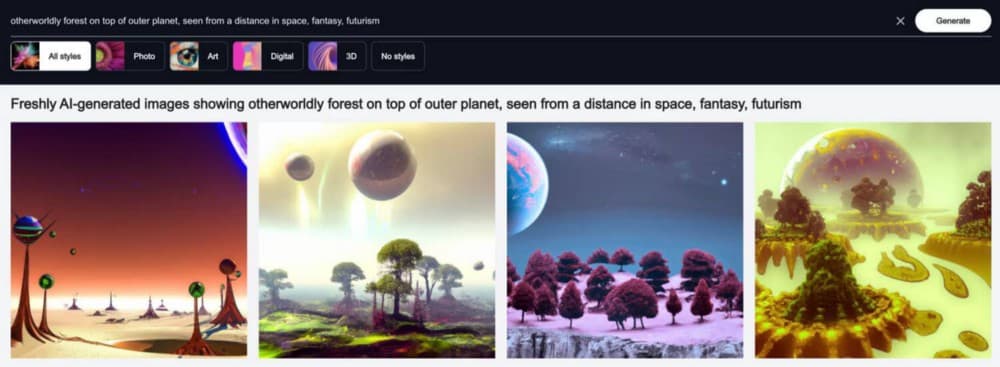 صورة لـ كيفية استخدام مُولد الصور بالذكاء الاصطناعي من Shutterstock لإنشاء عمل فني | 1nxLvnpEwPch-zPLRxUifjg-DzTechs