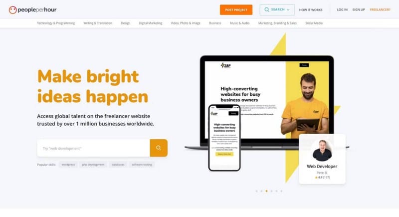 صورة لـ أفضل المواقع لتوظيف المُبرمجين والمُطورين المُستقلين | 1qZ75OPx-W-Izxb08sINrrA-DzTechs