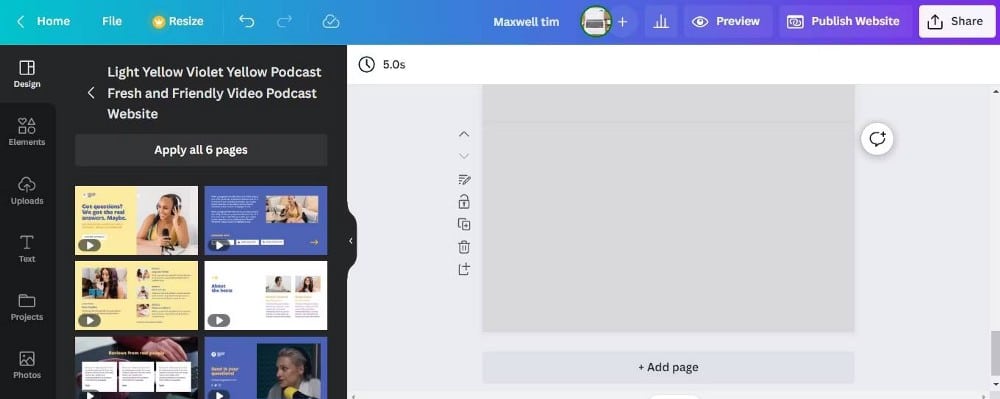 صورة لـ كيفية إنشاء موقع شخصي باستخدام Canva: دليل خطوة بخطوة | 1qxEmAc9vPksfoeZy42k-7A-DzTechs