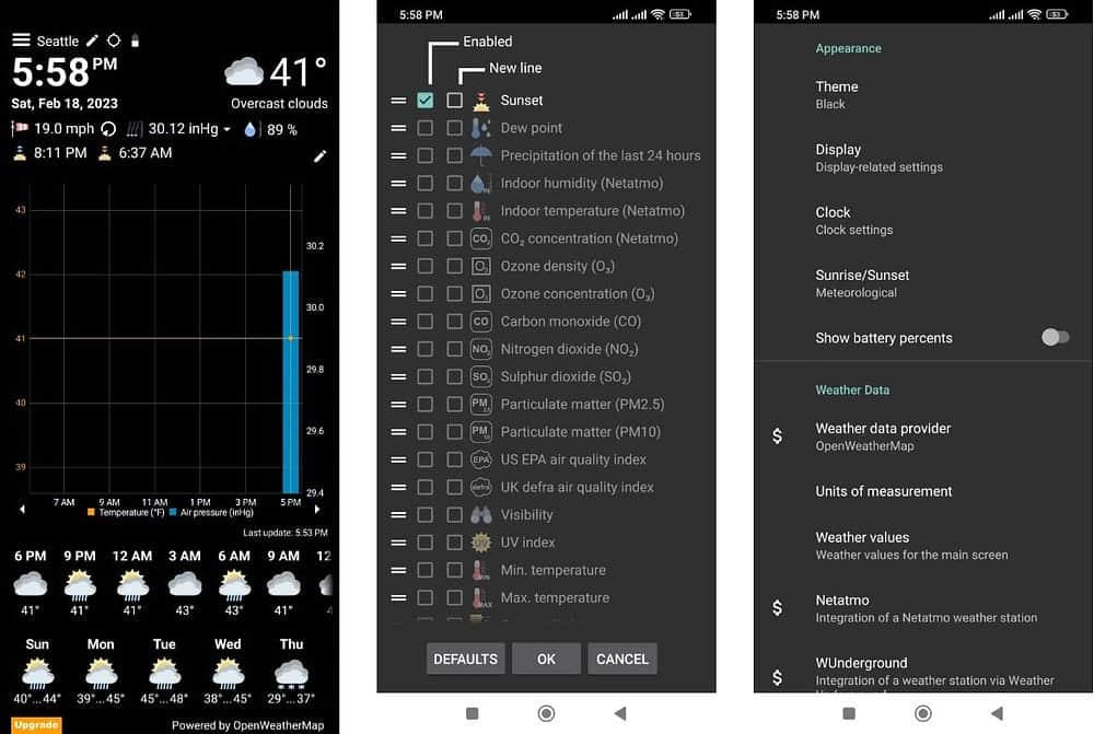 صورة لـ أفضل تطبيقات وأدوات الطقس الخالية من الإعلانات لنظام Android | 11z3-iNGnKl0SzolkDj8eJg-DzTechs