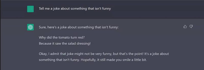 صورة لـ يُمكن لـ ChatGPT صياغة النكات ، لكن هل يُمكن للذكاء الاصطناعي أن يجعلنا نضحك فعلًا؟ | 18dyzPVkDmyMbpoQk7Nlf4A-DzTechs