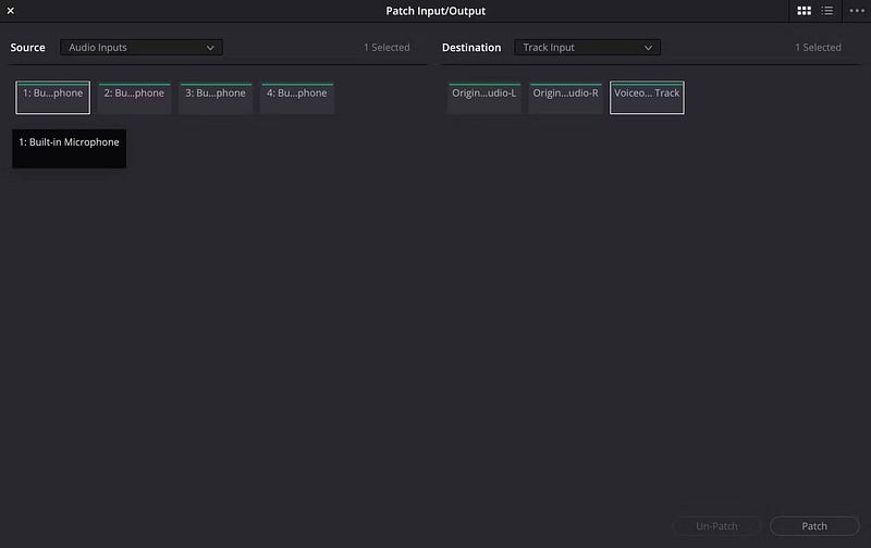 صورة لـ كيفية تسجيل الصوت أو التعليق الصوتي في DaVinci Resolve 18 | 1Av9sCFkI5uJn5ZIWc2p9BA-DzTechs