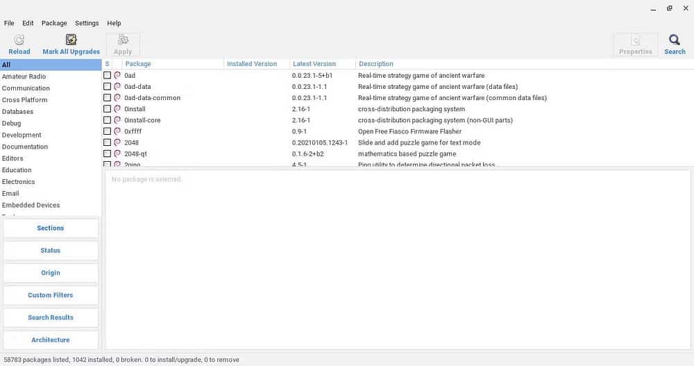 صورة لـ كيفية إدارة الحزم رسوميًا على جهاز Chromebook باستخدام Synaptic | 1GYdZTL-BxuHPm4uaLu-iKA-DzTechs