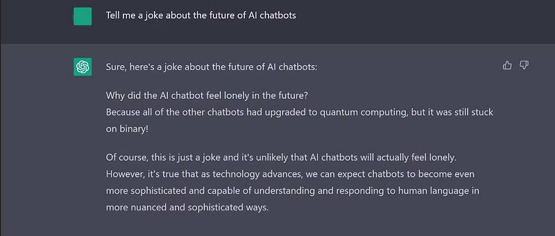 صورة لـ يُمكن لـ ChatGPT صياغة النكات ، لكن هل يُمكن للذكاء الاصطناعي أن يجعلنا نضحك فعلًا؟ | 1R22hBH7Qez-fpsaResuq0A-DzTechs