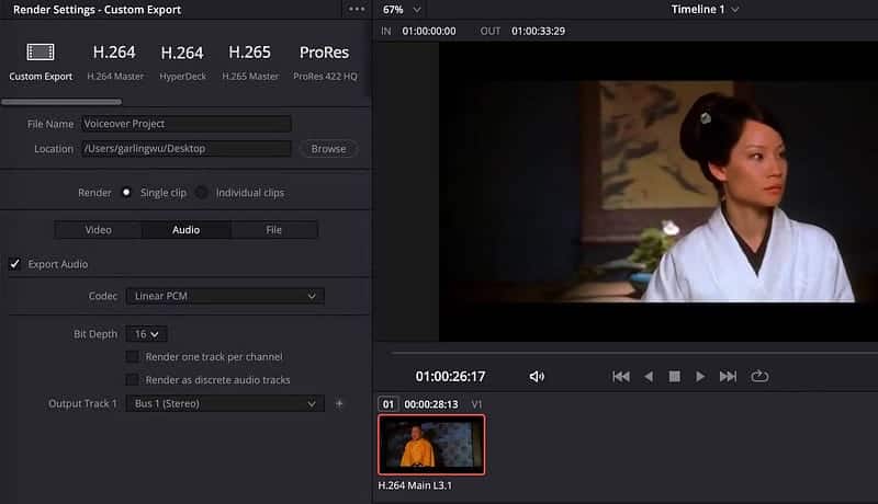 صورة لـ كيفية تسجيل الصوت أو التعليق الصوتي في DaVinci Resolve 18 | 1iVB9xq7OpocDgwgkMPA8fA-DzTechs