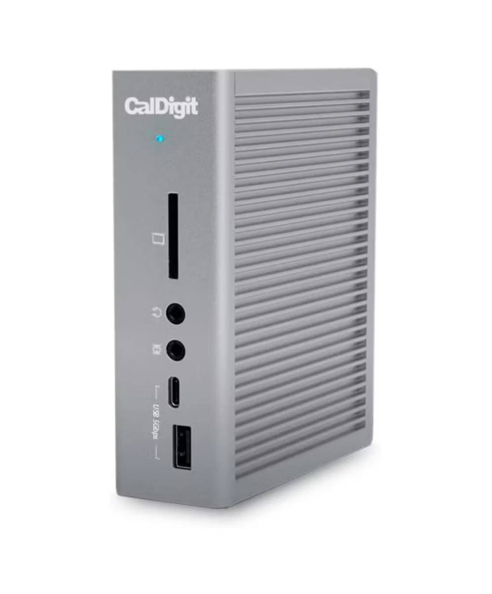 صورة لـ أفضل الأدوات التقنية المكتبية للمساعدة على استخراج إبداعك | caldigit-ts3-plus-thunderbolt-3-dock.avif_