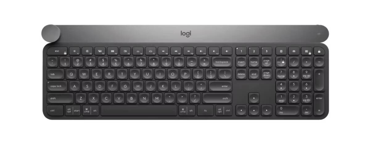 صورة لـ أفضل الأدوات التقنية المكتبية للمساعدة على استخراج إبداعك | logitech-craft-advance-wireless-keyboard.avif_