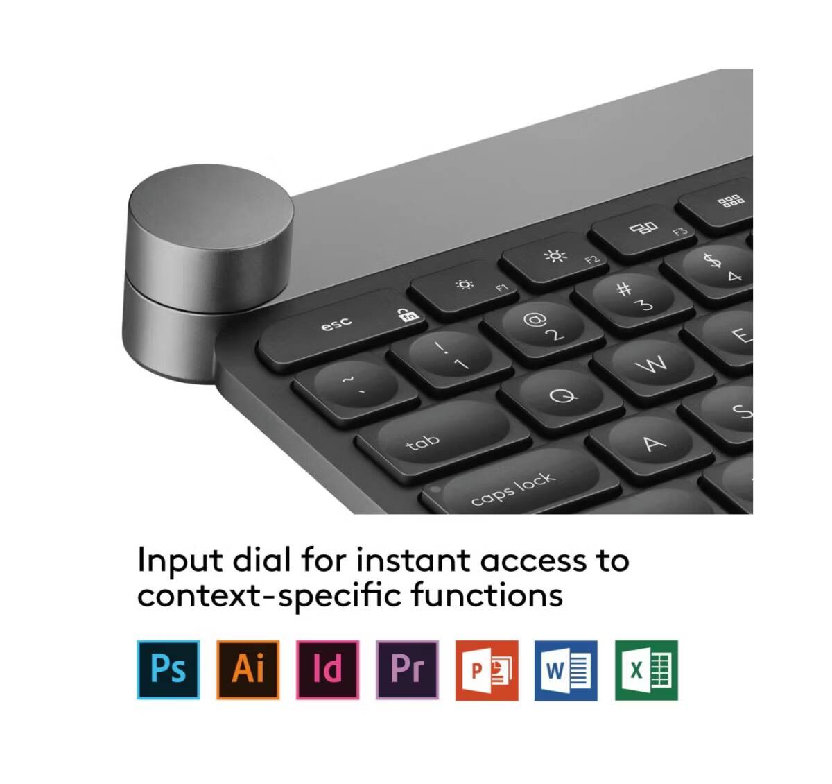 صورة لـ أفضل الأدوات التقنية المكتبية للمساعدة على استخراج إبداعك | logitech-craft-dial.avif_