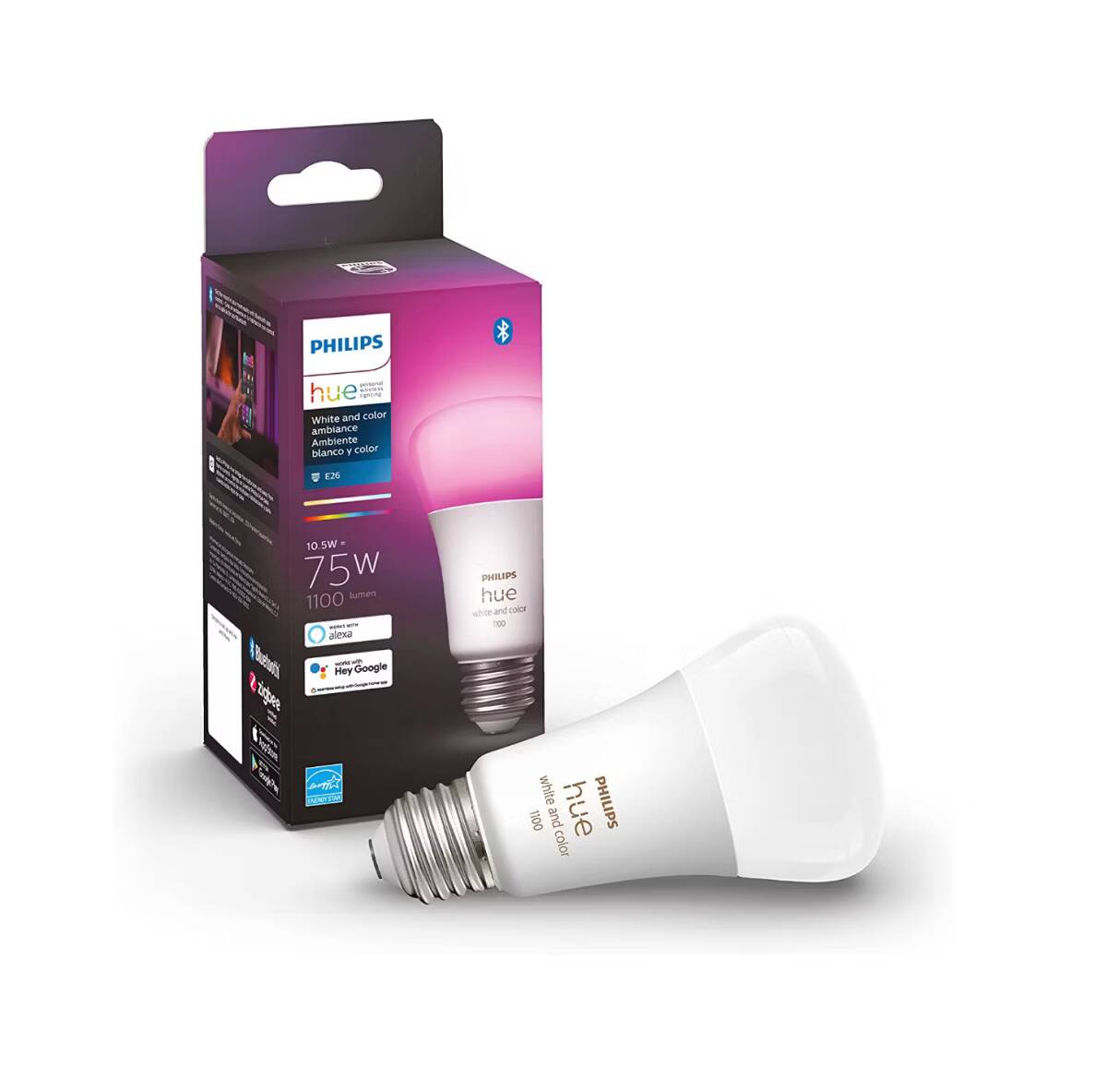 صورة لـ أفضل الأدوات التقنية المكتبية للمساعدة على استخراج إبداعك | philips-hue-white-and-color-ambiance-a19-smart-bulb.avif_